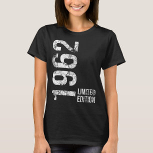 63rd Birthday 63 Years Old Man Woman Vintage 1962 T-Shirt