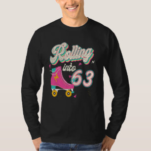 63rd Birthday Roller Skates Rolling Into 63 Years T-Shirt