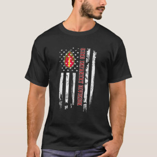 63rd Infantry Division Veteran USA Flag Veterans D T-Shirt