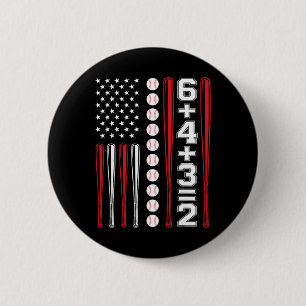 643 Sell Math Player Pitcher Boys Funny American F 6 Cm Round Badge