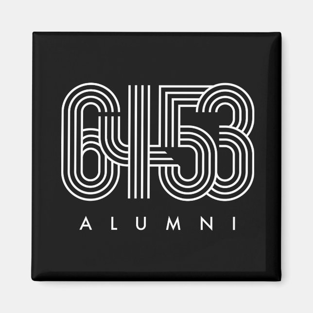 6453 ALUMNI Magnet (Front)