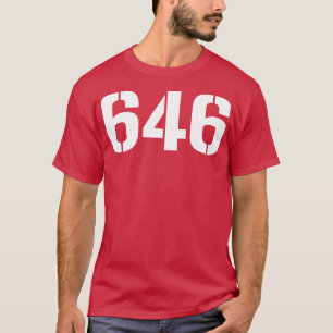 646 White Text T-Shirt