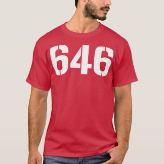 646 White Text T-Shirt
