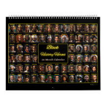 64 Black History Heroes: A 24-Month Calendar