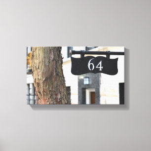 64 New York City Brownstones Upper West Side NYC Canvas Print