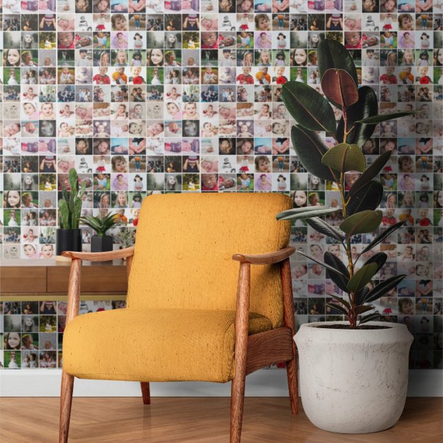 64 Photo Template Collage Wallpaper (64 Photo Template Collage Wallpaper by Ricaso. Repeating pattern of your own photographs. Unique)