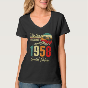64 Yr Old Vintage September 1958 64th T-Shirt