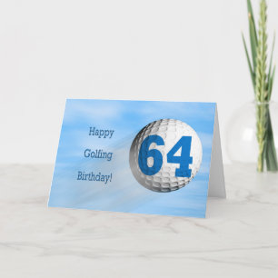 64th anniversary card