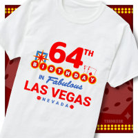 64th Birthday Las Vegas Welcome Sign Party Squad