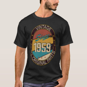64th Birthday Man Woman 64 Years 1959 Decorative T-Shirt