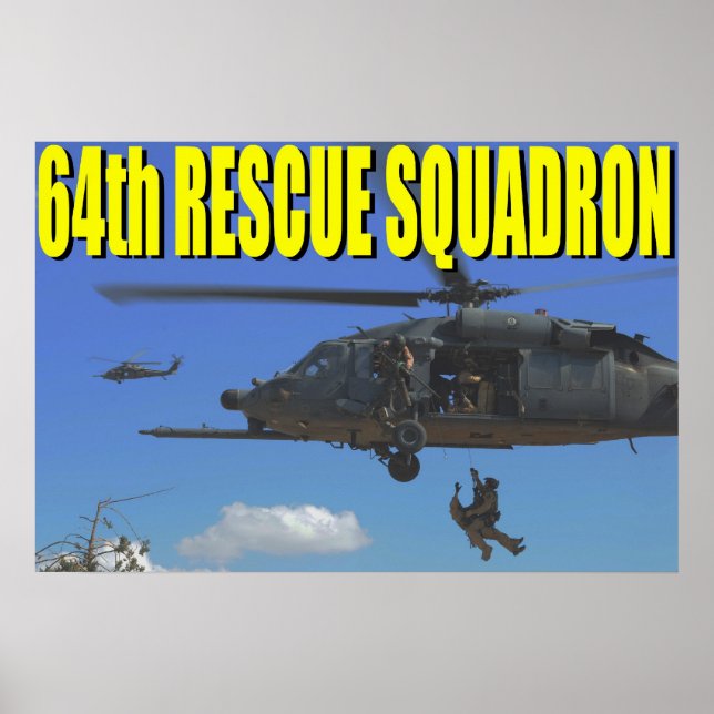 64th Rescue Squadron Poster (Front)