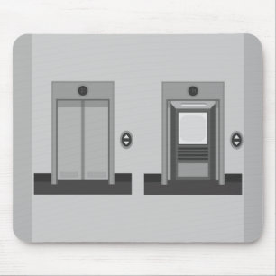 6511Building Elevator Mouse Mat