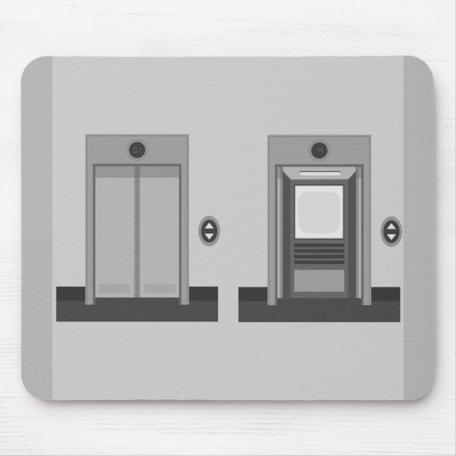6511Building Elevator Mouse Mat (Front)
