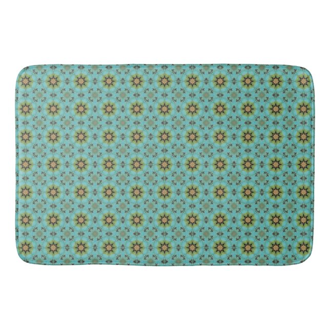65 abstract decorative pattern bath mat (Front)