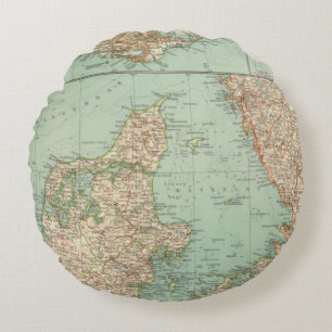 65 Denmark, Iceland Round Cushion