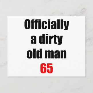 65  Dirty Old Man Invitation