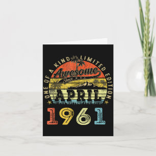 65 limited edition 1961 one of a kind april 65th65 card