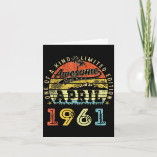 65 limited edition 1961 one of a kind april 65th65 card