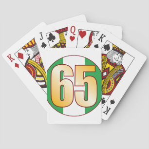 65 NIGERIA Gold Playing Cards