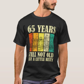 65 Railroad Steam Train 65Th T-Shirt