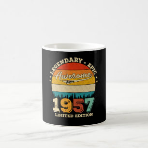 65 Year Old Awesome Since 1957 65th Birthday Gift Coffee Mug