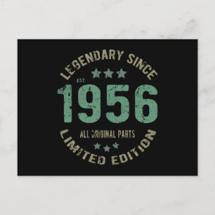65 Year Old Bday Legend 65th Birthday Postcard