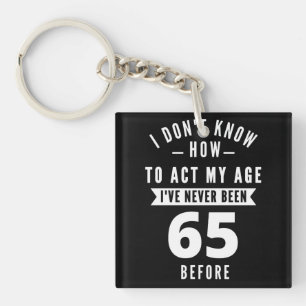 65 Year Old Gift 65th Birthday Gift Ideas Key Ring