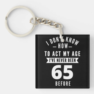 65 Year Old Gift | 65th Birthday Gift Ideas Key Ring