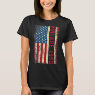 65 Year Old Vintage 1958 American Flag 65th Birth T-Shirt