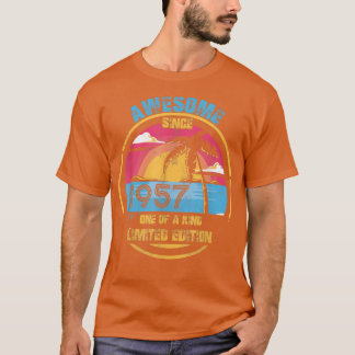 65 Year Old Vintage Awesome Since 1957 65th Birthd T-Shirt