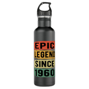 65 Years Old Bday 1960 Epic Legend 65th Birthday 710 Ml Water Bottle