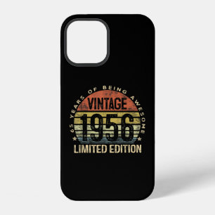 65 Years Old Vintage 1956 Limited Edition Birthday iPhone 12 Case