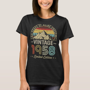 65 Years Old Vintage 1958 65th Birthday T-Shirt