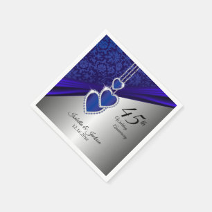 65th / 45th Sapphire Anniversary Design Napkin