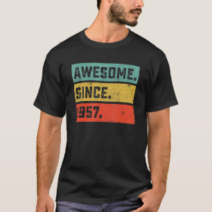 65th Birthday   Awesome Since 1957 65 Years Old T-Shirt