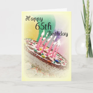 65th Birthday Card