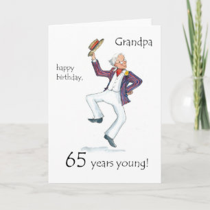 65th Birthday Card for a Grandfather