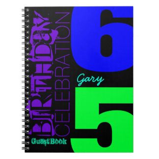 65th Birthday Celebration POP Custom guest Book