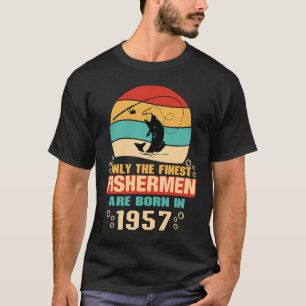 65th Birthday for 65 Year Old Fishing Fishermen 1 T-Shirt