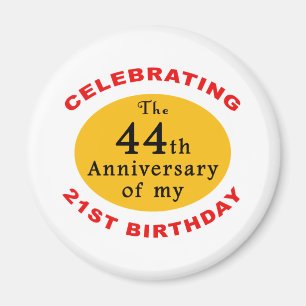 65th Birthday Gag Gifts Magnet