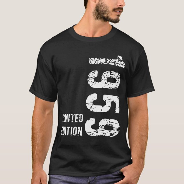 65th Birthday Gift 1959 Limited Edition 65 Years T-Shirt (Front)