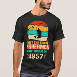 65th Birthday Gifts for 65 Year Old Fishing Fisher T-Shirt