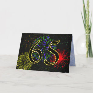 65th Birthday Party Invitation