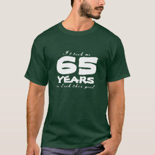 65th Birthday shirt   Customisable year number