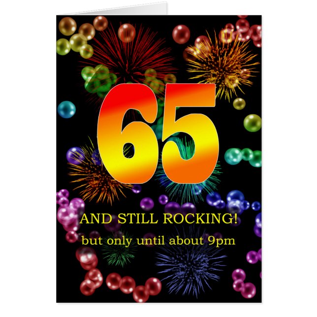 65th Birthday Still Rocking (Front)