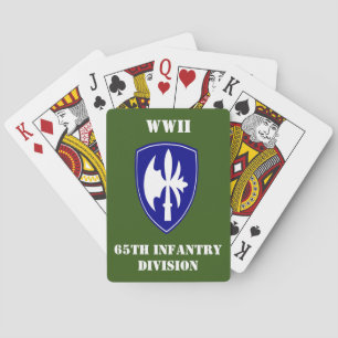 65th Infantry Division Playing Cards