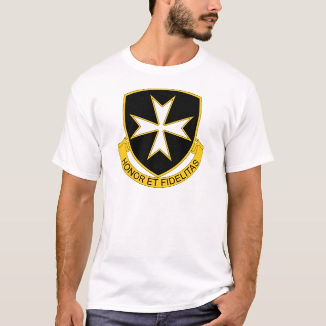 65th Infantry Regiment - Honour Et Fidelitas T-Shirt (Front)