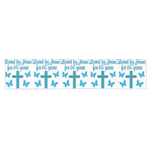 65TH LOVE JESUS SHORT TABLE RUNNER