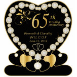 65th Wedding Anniversary | DIY Text Standing Photo Sculpture<br><div class="desc">65th Wedding Anniversary Cutout. Choose your size. ⭐This Product is 100% Customisable. Graphics and / or text can be added, deleted, moved, resized, changed around, rotated, etc... 99% of my designs in my store are done in layers. This makes it easy for you to resize and move the graphics and...</div>