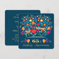 65th Wedding Anniversary Folk Art